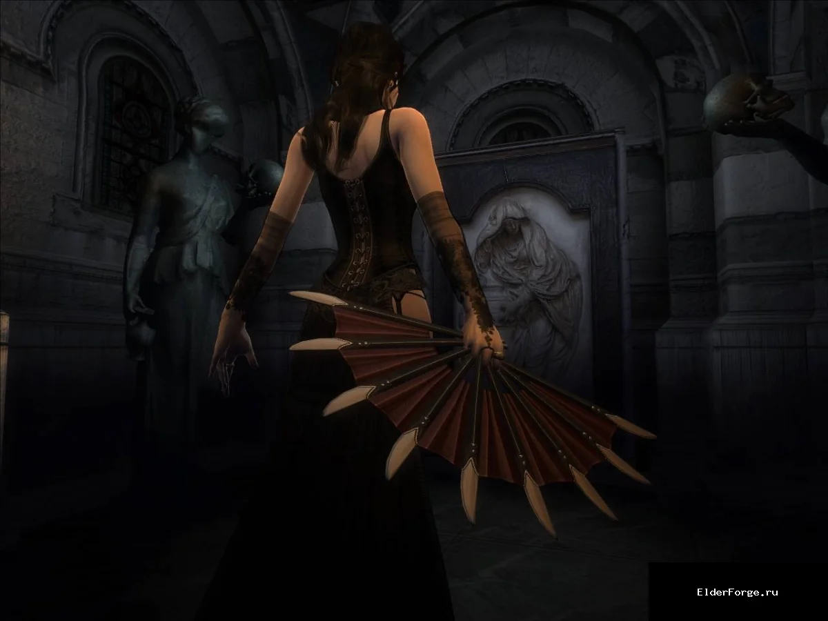 Обложка мода: Sinblood LethalMajesty Weapons – изящные веера для Oblivion
