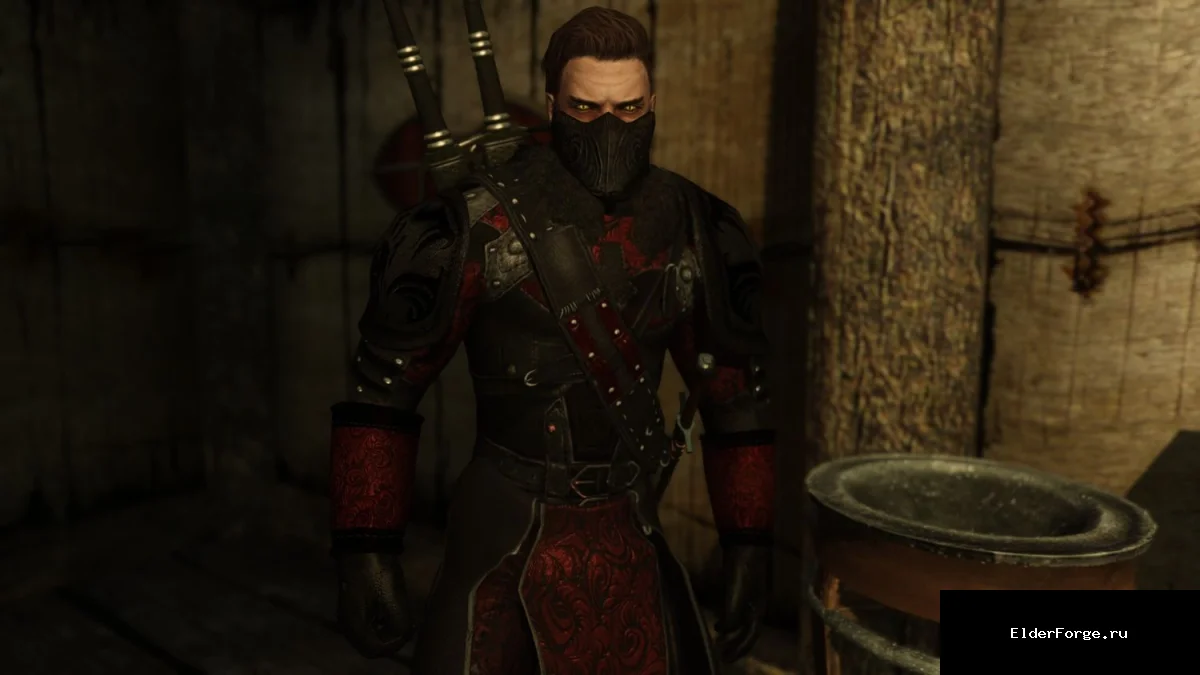 Обложка мода: Sithis Armour – эпическая броня Темного Братства для Skyrim Legendary Edition