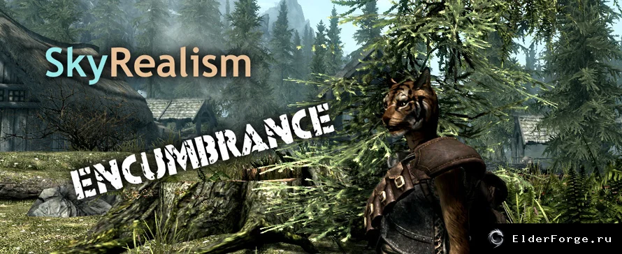 Обложка мода: СкайРеализм – Нагрузка: реалистичный вес предметов для Skyrim LE