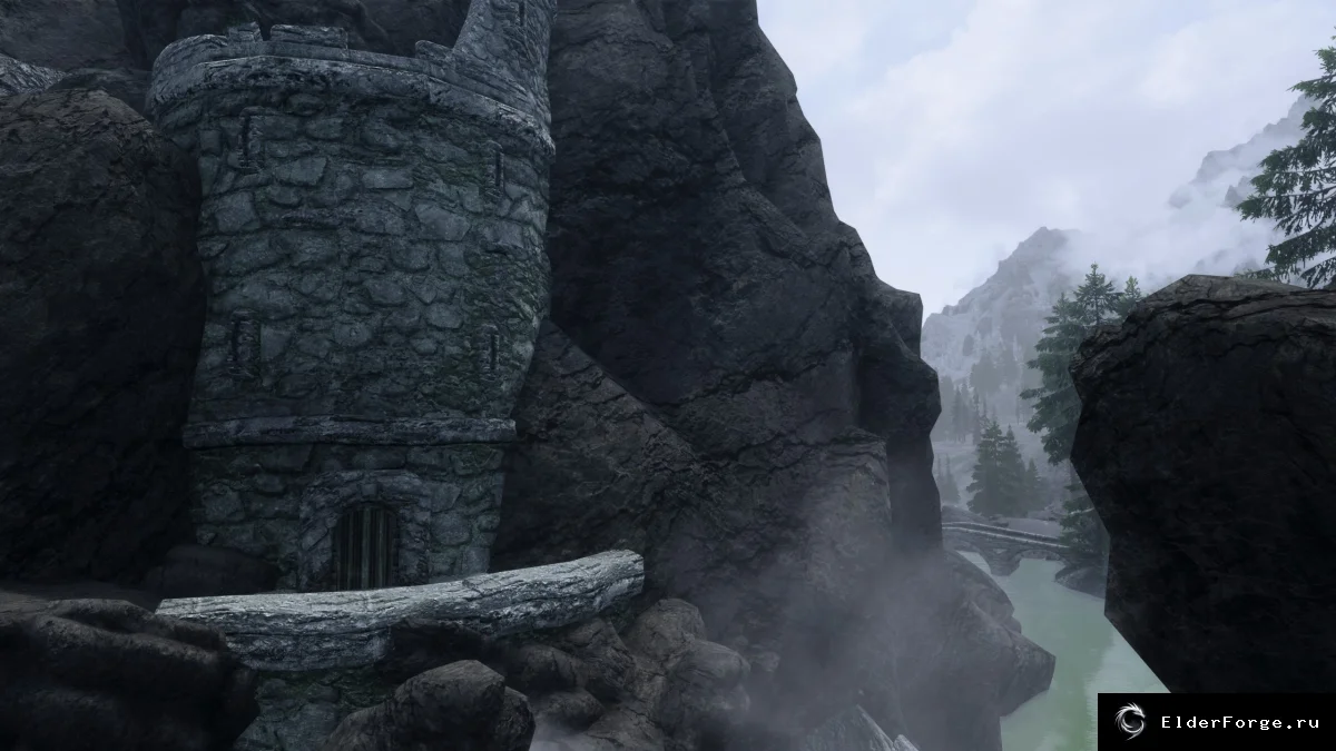 Обложка мода: Сказочные горы — реплейсер горных массивов для Skyrim SE и AE