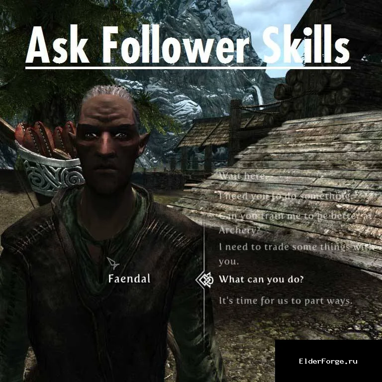Обложка мода: Скилы спутников — просмотр навыков компаньонов в Skyrim LE