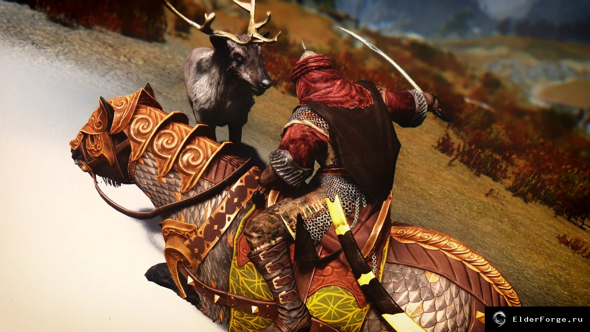 Обложка мода: Скимитар FrankFamily — кованый меч Skyrim LE