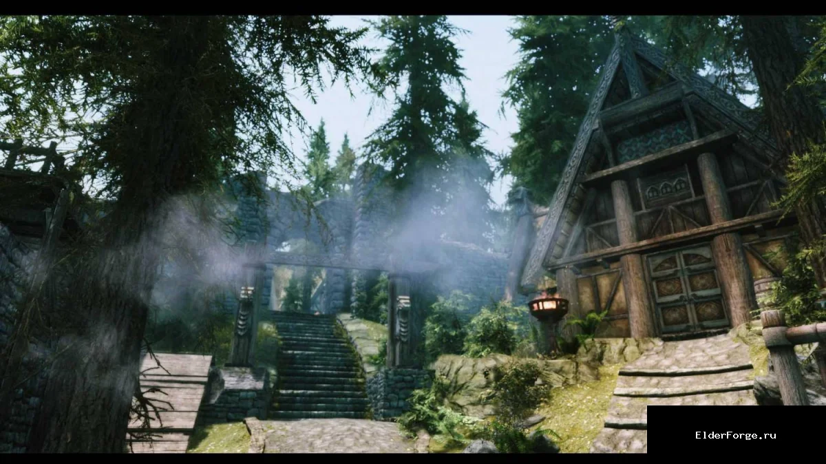 Обложка мода: Sky-Real ENB – улучшенный графический пресет для Skyrim Legendary Edition