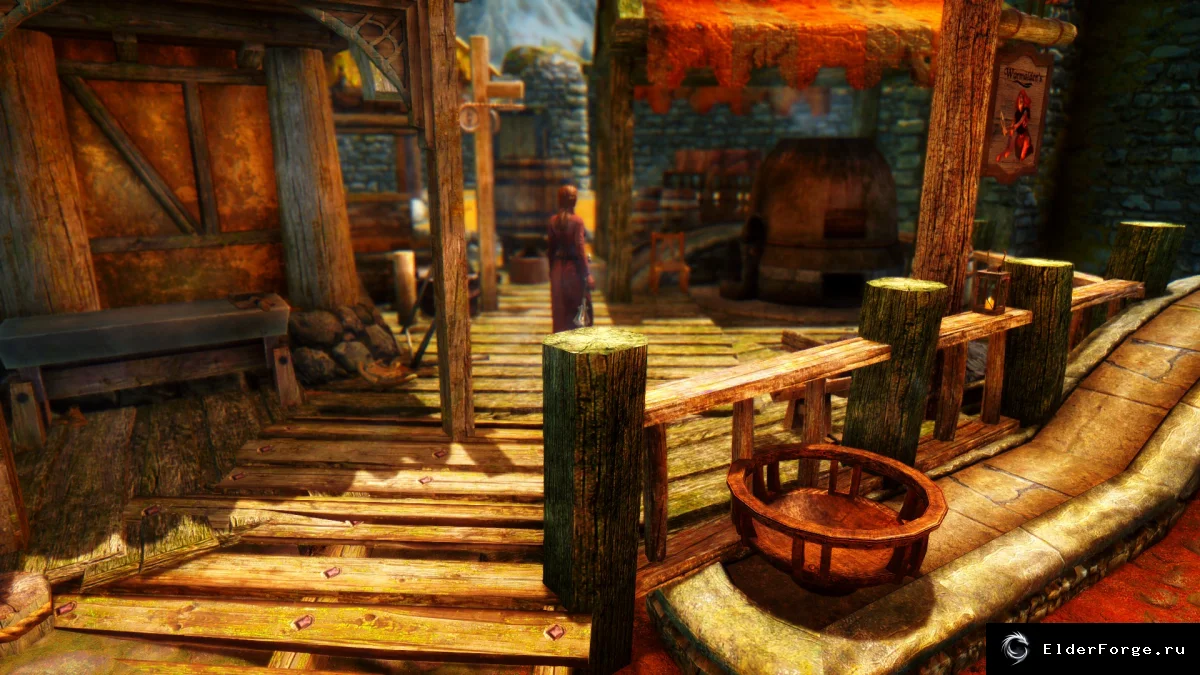 Обложка мода: SkyFix — упрощённая мастерская Воительниц в Вайтране, Skyrim LE