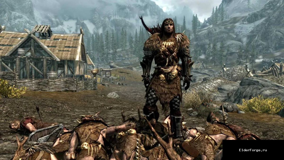 Обложка мода: Skyrim LE – Маленький фикс, блокирующий прохождение сквозь мертвые тела