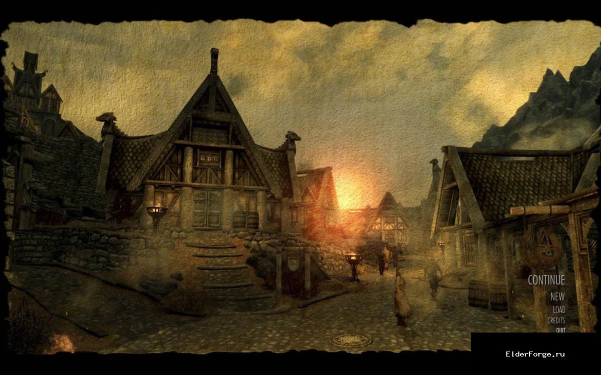 Обложка мода: Skyrim LE: Замена фонового изображения главного меню от Nart2007