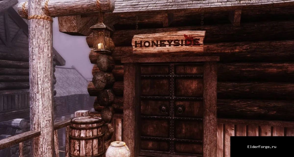 Обложка мода: Сладкий Медовик: Полностью переработанный дом в Рифтене для Skyrim LE