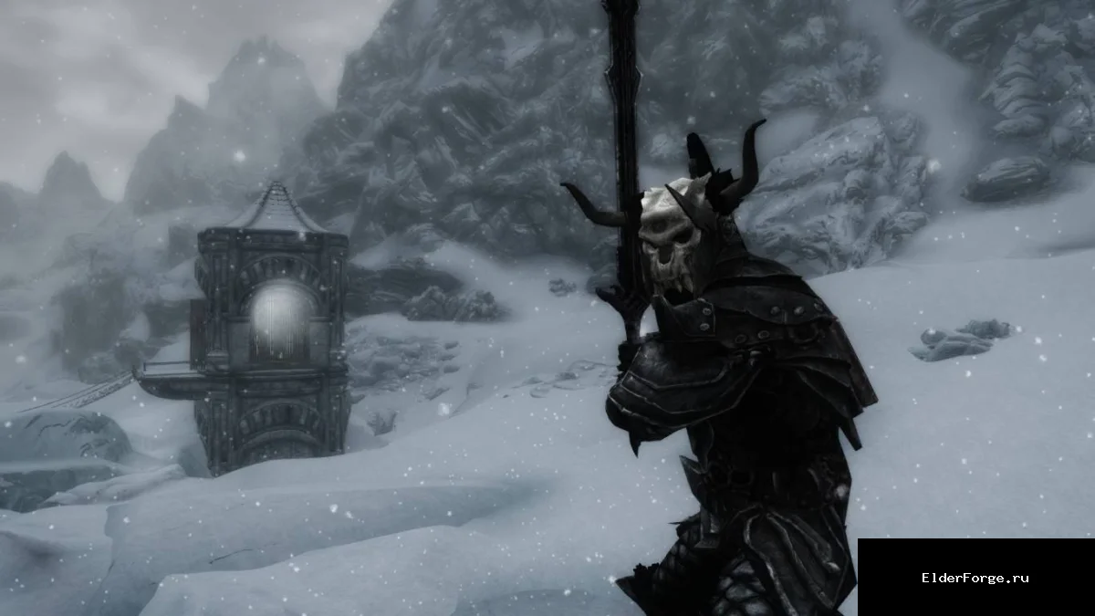 Обложка мода: Шлем Череп (версия Фантом) – новые магические шлемы для Skyrim Legendary Edition