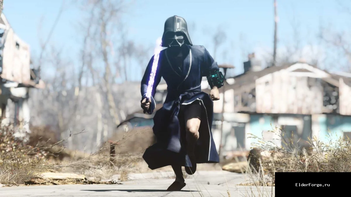 Обложка мода: Шлем Дарта Вейдера для Fallout 4 – уникальный аксессуар
