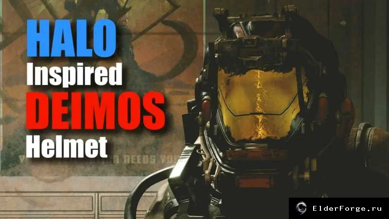Обложка мода: Шлем DEIMOS в стиле Halo для Starfield