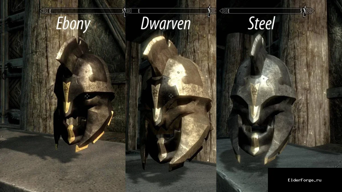 Обложка мода: Шлем легиона для Skyrim LE – эбонитовый, двемерский и стальной