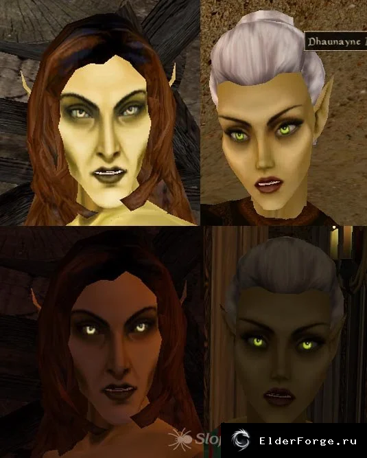 Обложка мода: Slof's Vampire Faces – новые лица вампиров для Morrowind