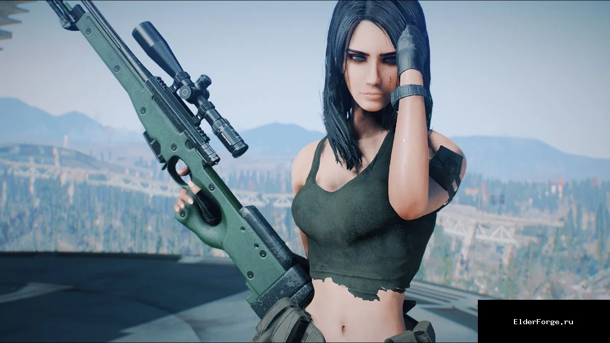 Обложка мода: Снайперская винтовка L96A1 для Fallout 4 – высокая точность и мощный урон