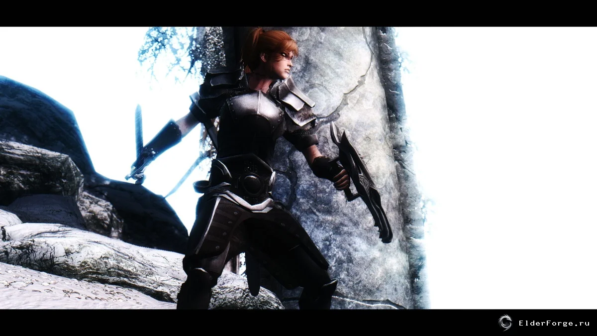 Обложка мода: Снаряжение нордского странника — новые мечи и доспехи для Skyrim LE