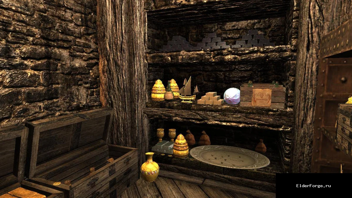 Обложка мода: Соловьиное убежище — скрытый дом с люком в Skyrim Legendary Edition