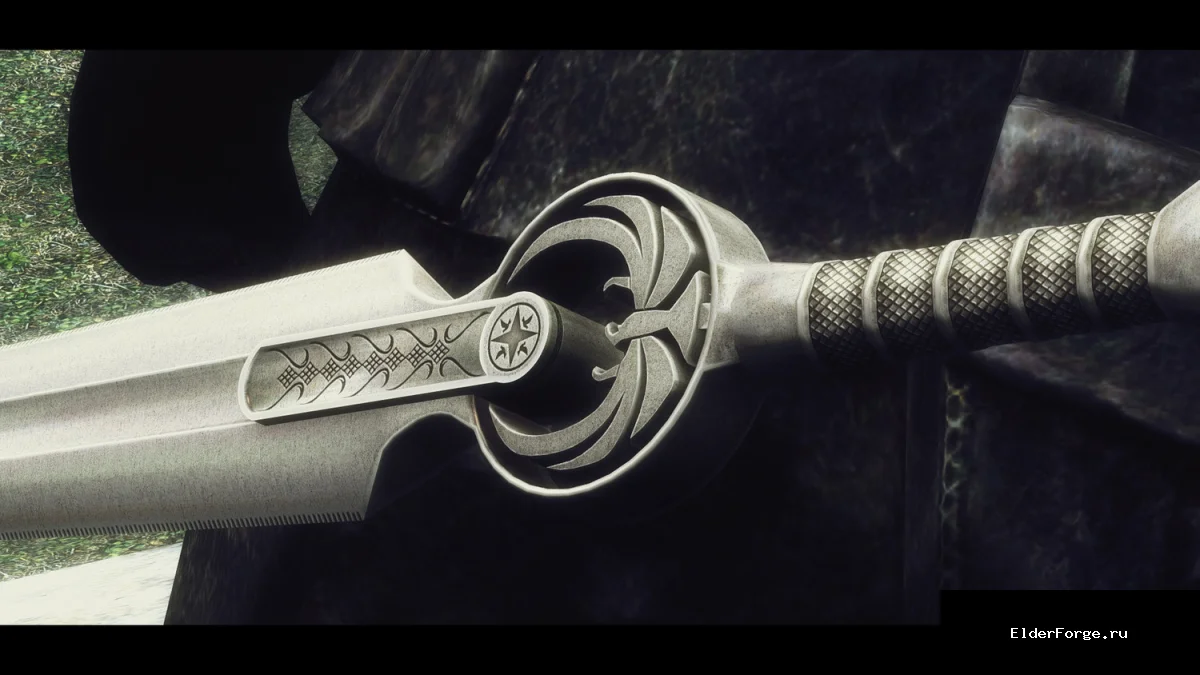 Обложка мода: Соловьиный кинжал – автономный Daedric‑кинжал с 2K текстурами для Skyrim LE