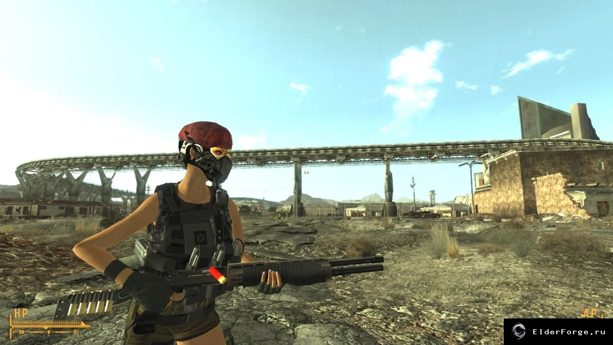Обложка мода: Spas-12 для Fallout: New Vegas: мощный дробовик с модификациями