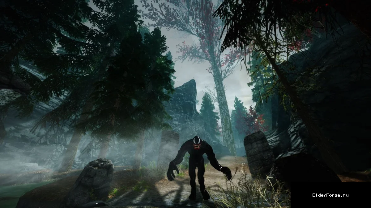 Обложка мода: Спутник Веном — новый спутник для Skyrim Legendary Edition