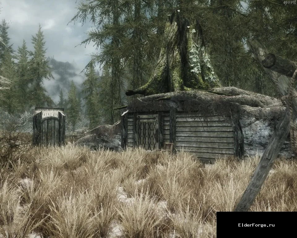Обложка мода: Шреково болото – опасный огр в болотах Морфола для Skyrim LE