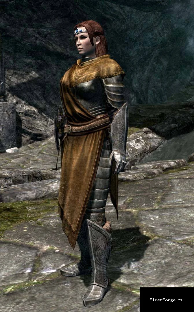 Обложка мода: Стальная броня с робой для Skyrim LE – стиль и защита