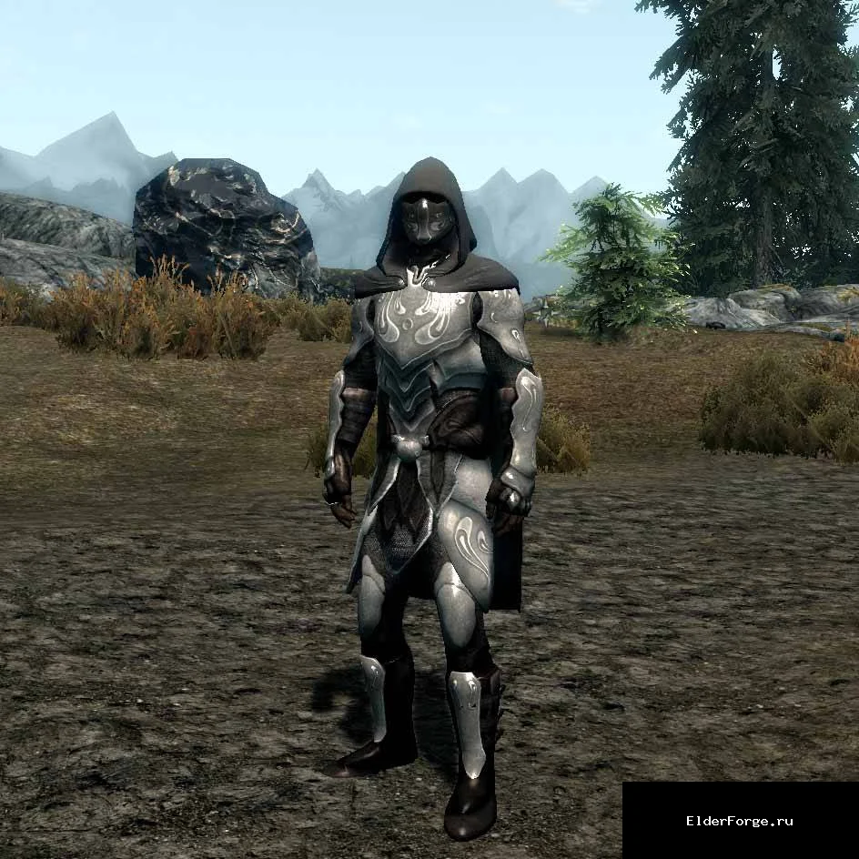 Обложка мода: Стальная ретекстура брони Соловья для Skyrim Legendary Edition – улучшенный внешний вид