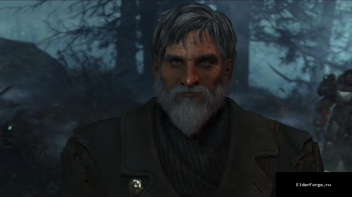 Обложка мода: Старик Лонгфелло – новый облик персонажа из DLC Far Harbor для Fallout 4