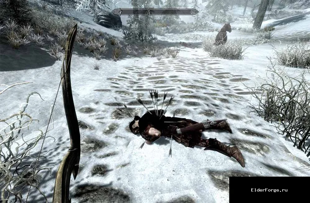 Обложка мода: Стрелы в Skyrim LE не исчезают: до 200 стрел в теле на 20 минут