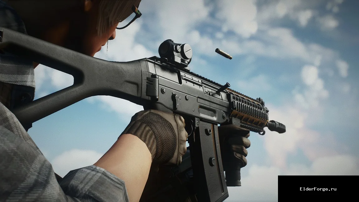 Обложка мода: Штурмовая винтовка SIG SG 550 для Fallout 4 – современный швейцарский арсенал