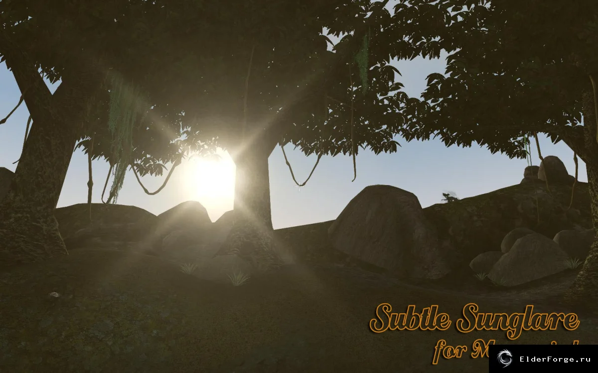 Обложка мода: Subtle Sunglare – реалистичные солнечные лучи для Morrowind