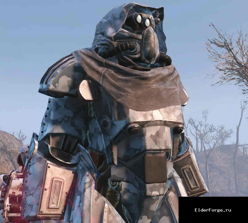 Обложка мода: Т-49 – легендарная силовая броня Рассказчика для Fallout 4