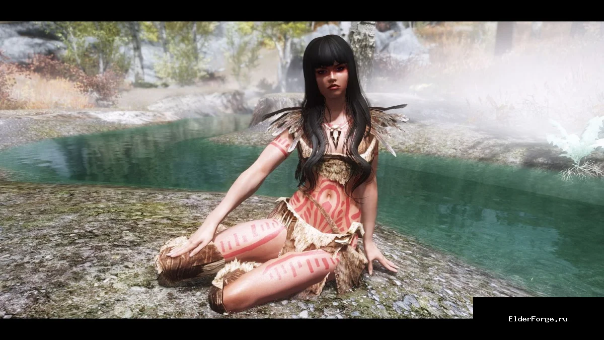 Обложка мода: Таина – очаровательная спутница‑целитель для Skyrim SE и AE