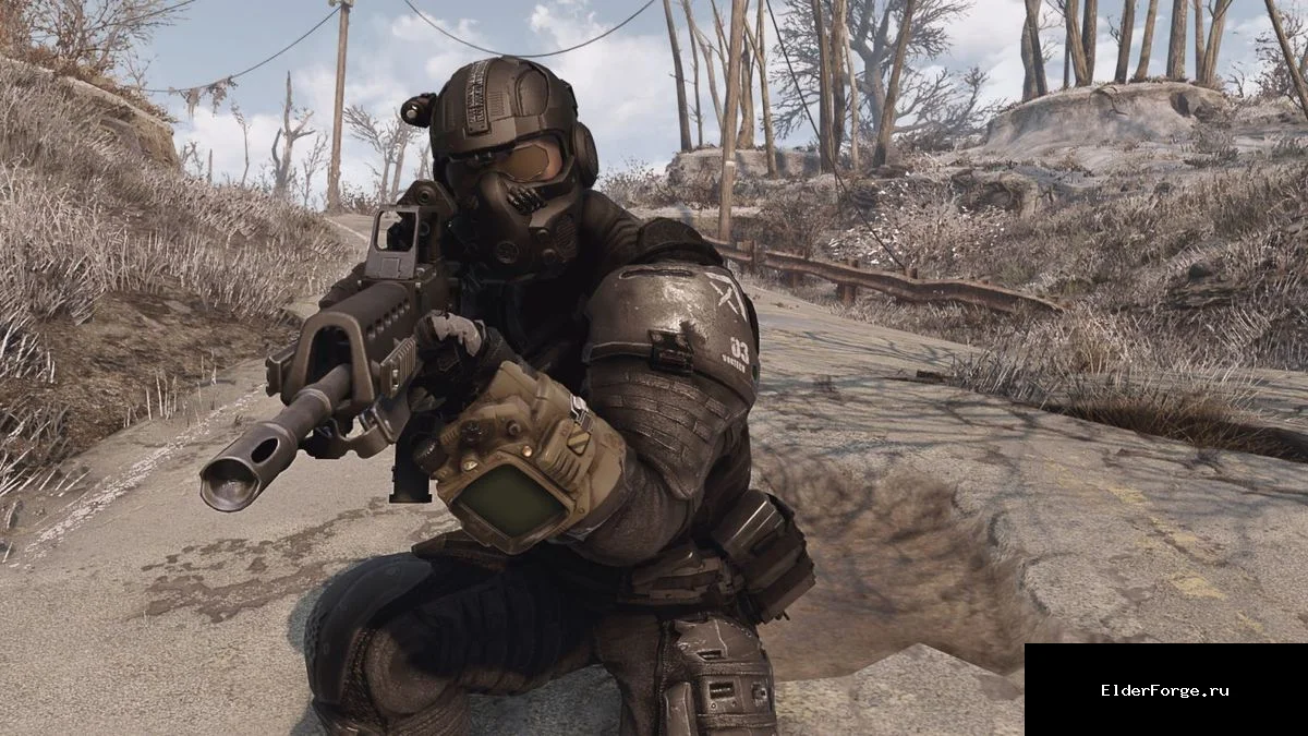Обложка мода: Тактический институтский охотник – новая броня для Fallout 4