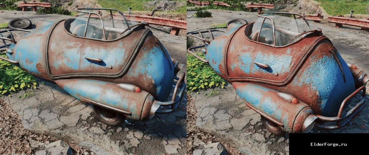 Обложка мода: Текстурный реплейсер «Ядерная Блоха» для Fallout 4 – улучшенные визуалы