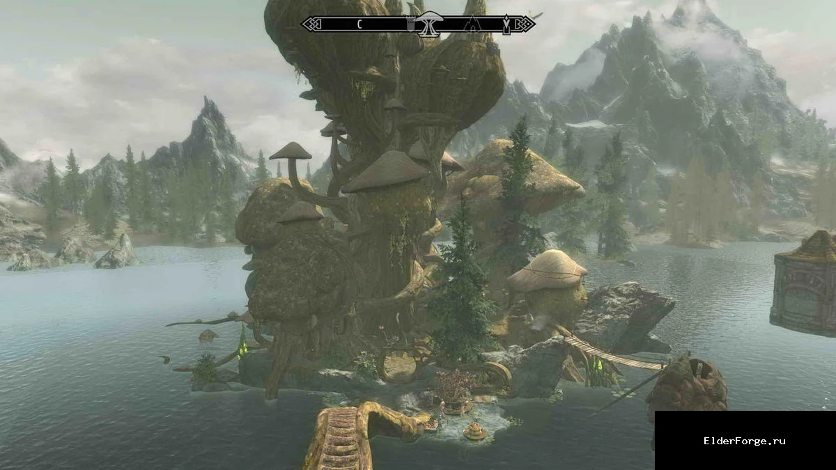 Обложка мода: Тель Нальта – уютный островной городок Телванни для Skyrim SE-AE
