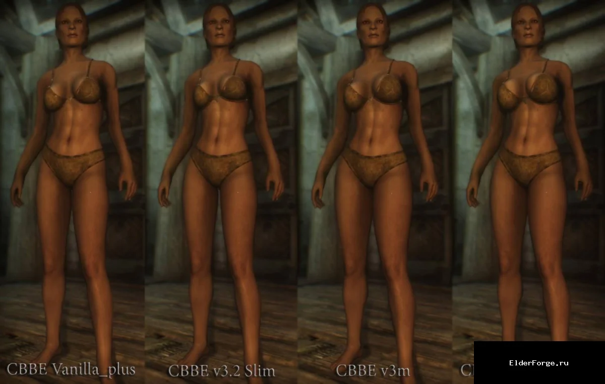 Обложка мода: Тела CBBE от betterbecause – реалистичные модели для Skyrim LE