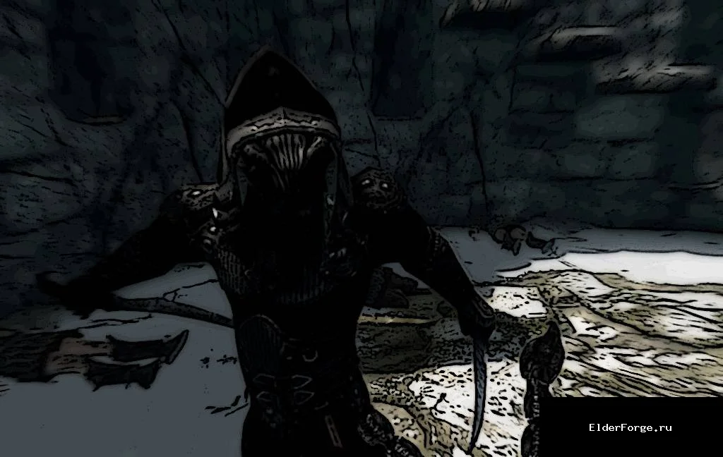 Обложка мода: Темный – 10 новых квестов о тайнах Темного Братства для Skyrim LE