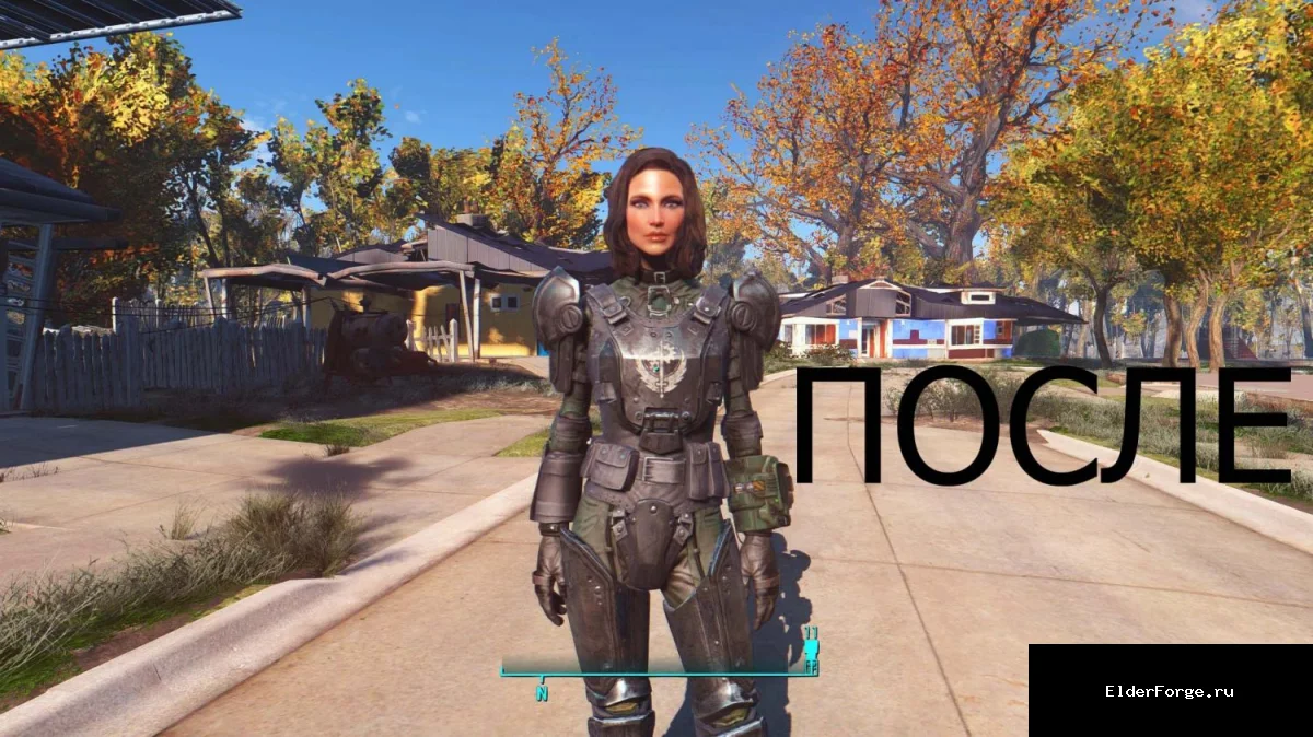 Обложка мода: Темный реколор боевой брони для Fallout 4