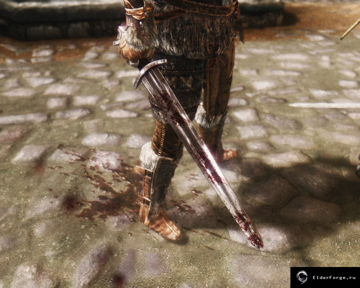 Обложка мода: Стальной длинный меч викингов Тэн для Skyrim LE
