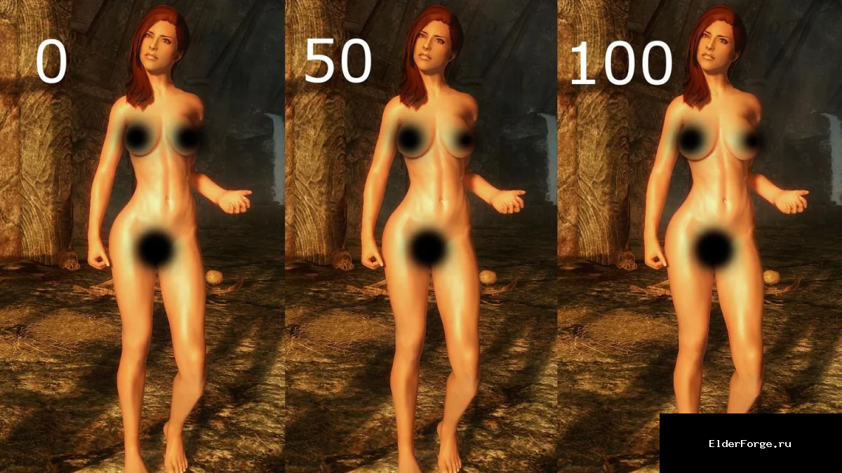 Обложка мода: The Bathsheba – реалистичный пресет тела UNP для Skyrim Legendary Edition