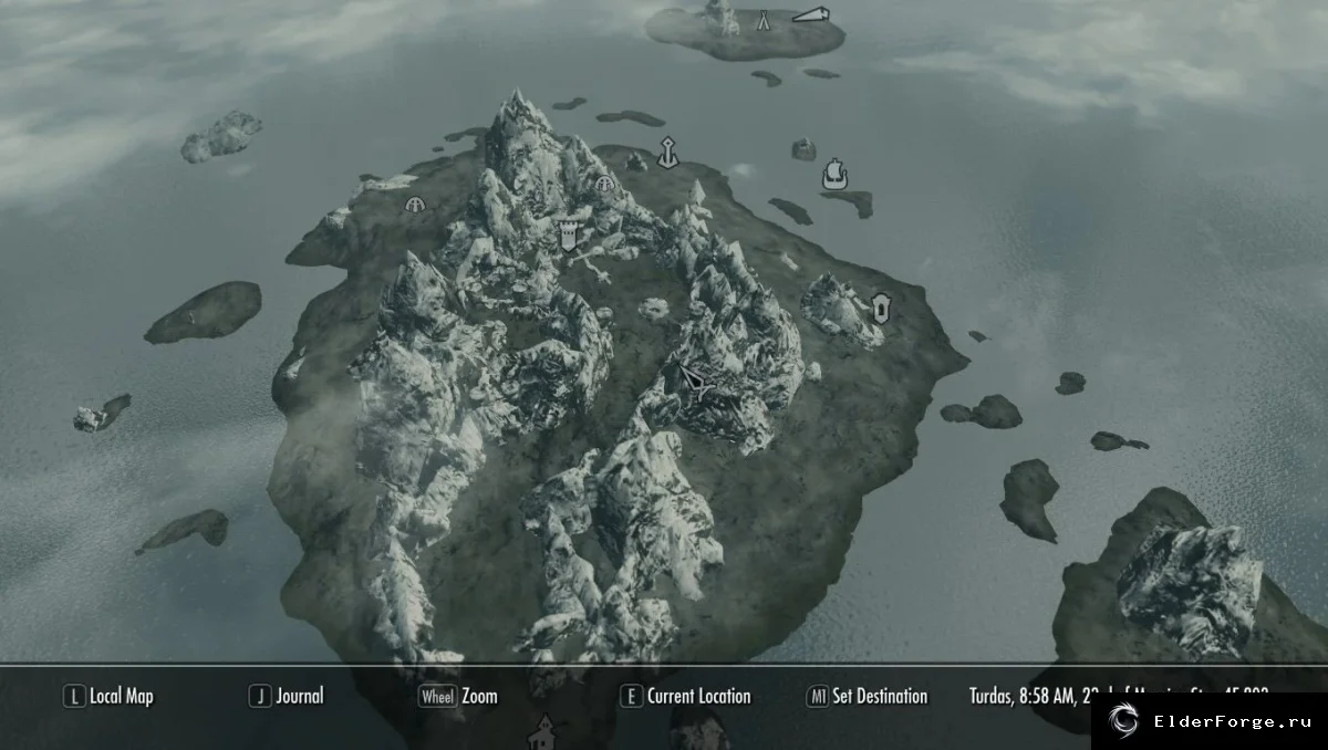 Обложка мода: Skyrim LE — The Isle Of Valefrost, холодные земли Севера