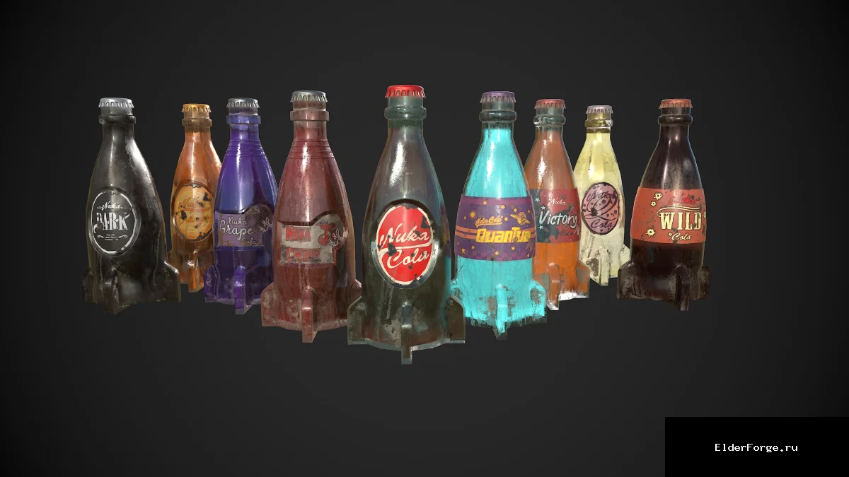 Обложка мода: The Nuka Project — 4K текстуры и новые варианты ядер-колы для Fallout 4