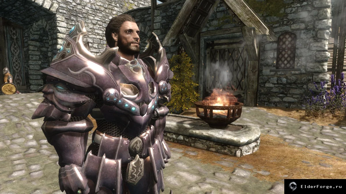 Обложка мода: Тяжёлая броня Теры для Skyrim Legendary Edition – новые даэдрические доспехи