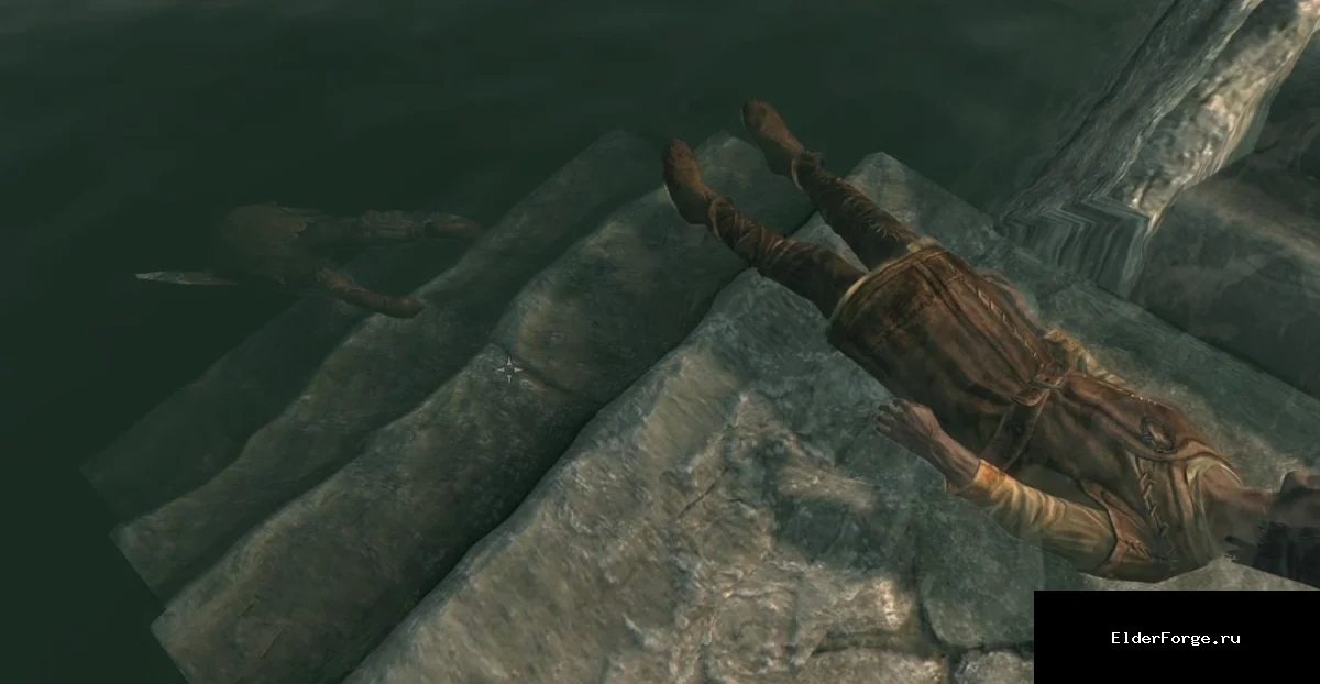 Обложка мода: Тонущие тела – реалистичная физика падения в Skyrim LE