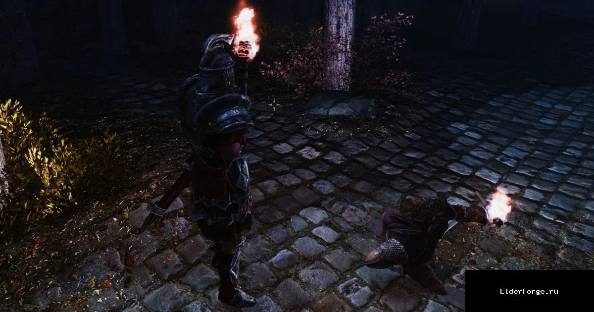 Обложка мода: Torch Cremation – сжигание тел факелом в Skyrim LE
