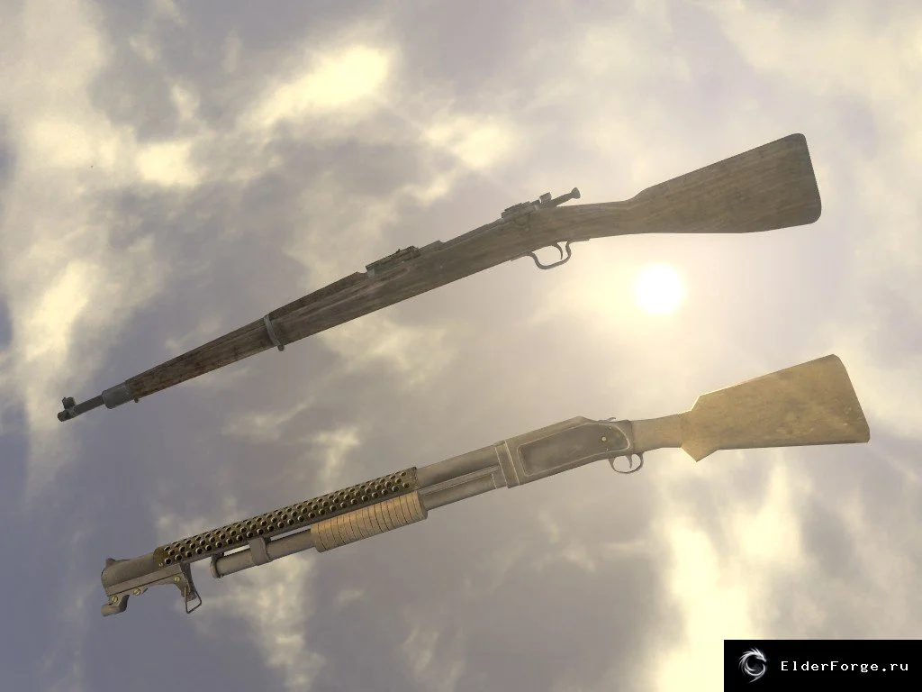 Обложка мода: Траншейное ружье M1897 и винтовка Springfield M1903 для FNV