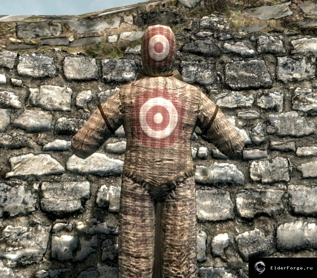 Обложка мода: Тренировочные куклы и мишени Skyrim LE — отработка боя
