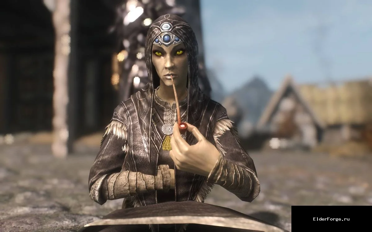 Обложка мода: Трубка для курения в Skyrim SE‑AE: крафт, анимация и RP‑атмосфера