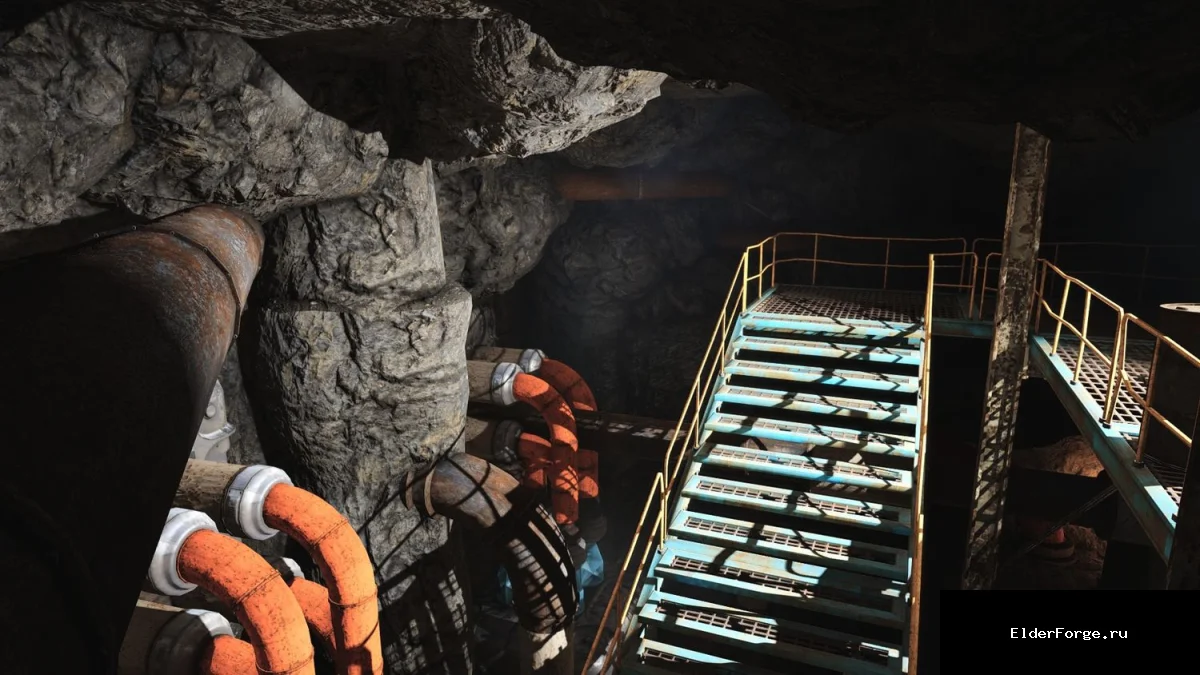 Обложка мода: True Caves — улучшенные текстуры пещер для Fallout 4