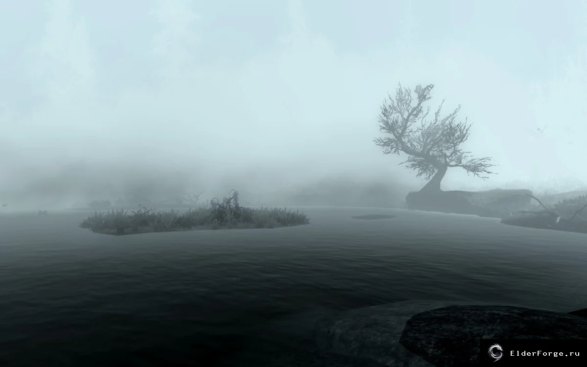 Обложка мода: Морфал и болота Skyrim LE — постоянный мрачный туман