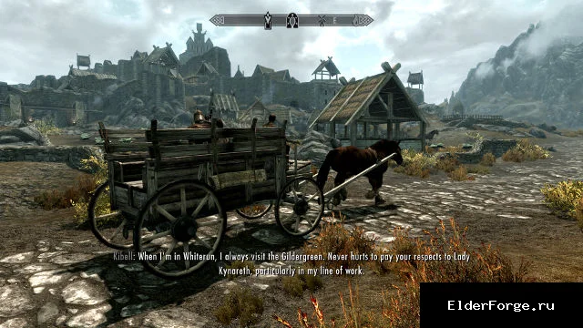 Обложка мода: Туристические повозки для Skyrim SE‑AE: реалистичные поездки между городами